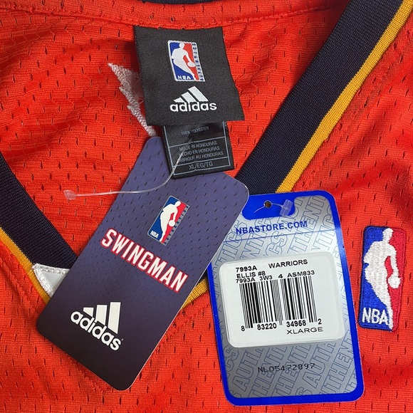 NWT Monta Ellis Warriors Jersey Men XL
Stitch Adidas We Believe Orange NBA - Picture 10 of 14